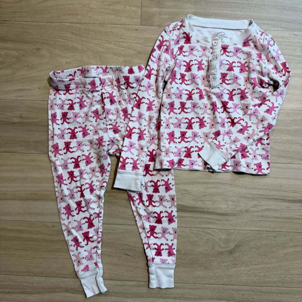 Roberta Roller Rabbit Pink Bear Pajama Set Size 2 Years